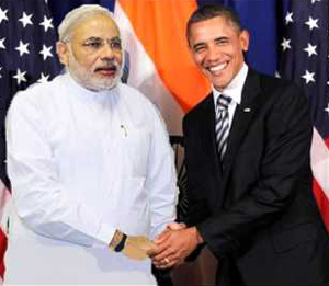 Modi meets obama